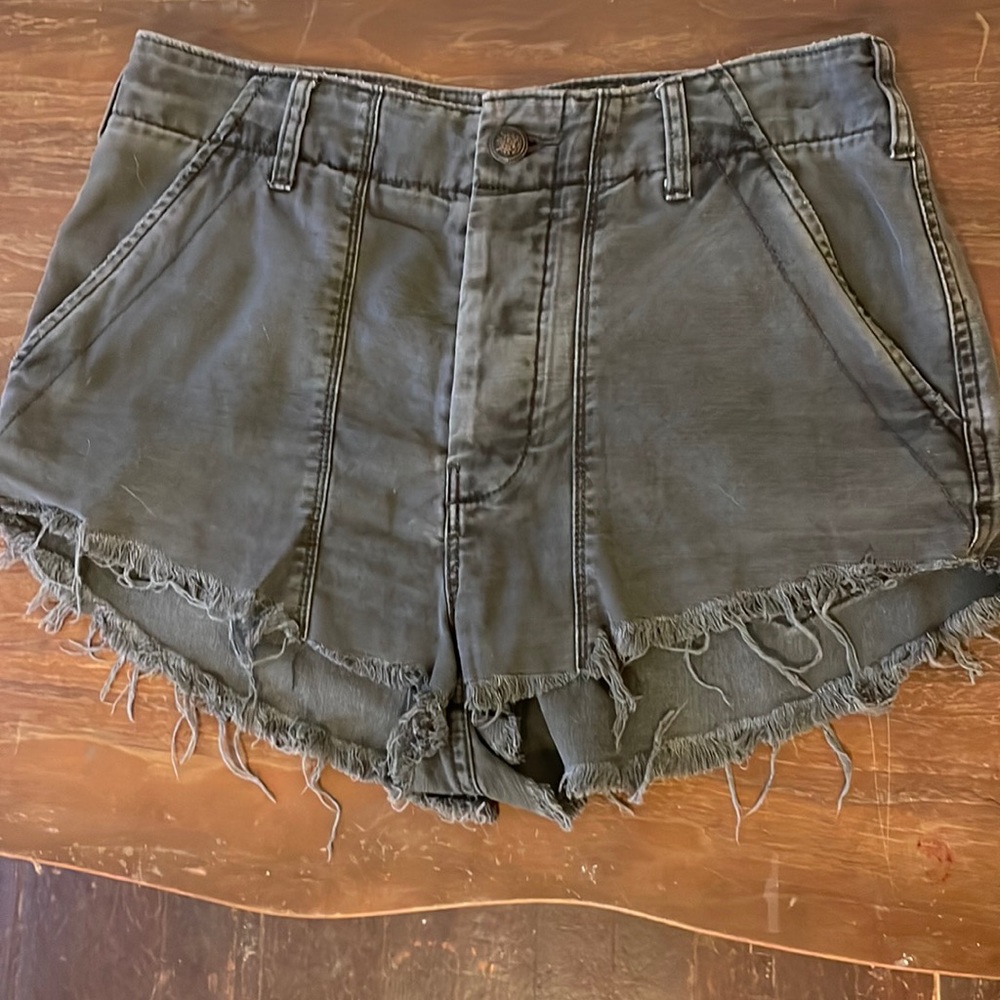 Free People denim shorts